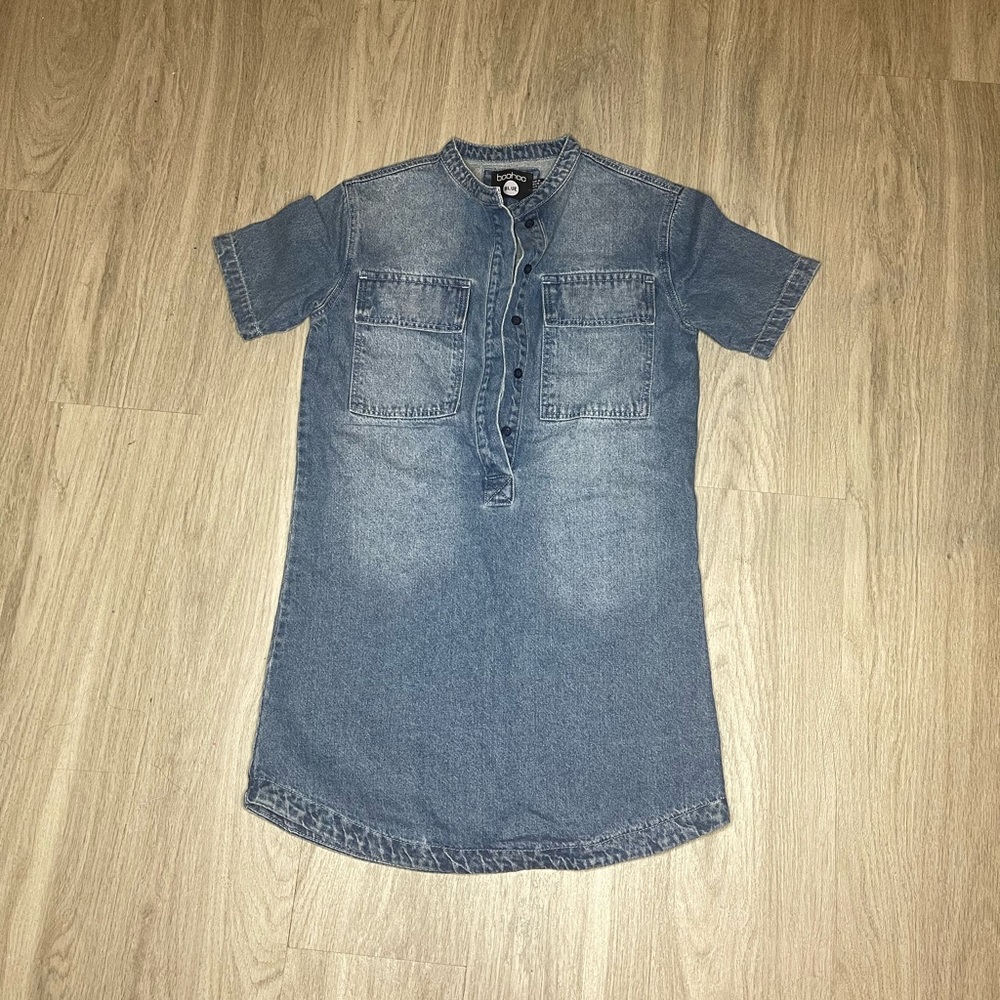 Denim oversized top